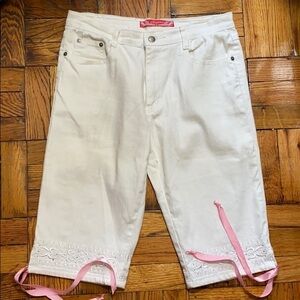 2 for $15 cos jeans white shorts size: 8